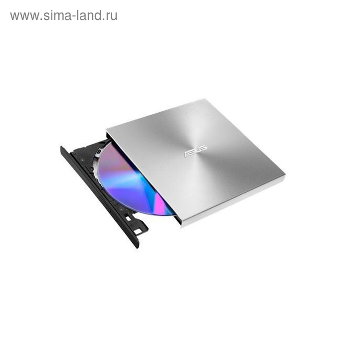 Привод DVD-RW Asus SDRW-08U9M-U серебристый USB slim ultra slim M-Disk Mac внешний RTL - Фото 1