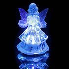 Сувенир стекло "Ангел розовые щечки" свет 11х7х5 см - Фото 6