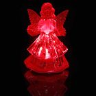 Сувенир стекло "Ангел розовые щечки" свет 11х7х5 см - Фото 2