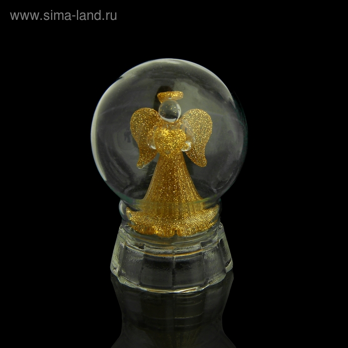 Сувенир световой "Ангелочек в шаре" 9,5х6,5х6,5 см МИКС - Фото 1