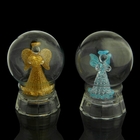 Сувенир световой "Ангелочек в шаре" 9,5х6,5х6,5 см МИКС - Фото 3