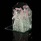 Сувенир стекло "Ангелок на зеркальной подставке" 6,7х6,2х4 см МИКС - Фото 2