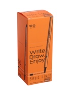 Ручка капиллярная Basic FINELINER, узел 0.4 мм, стержень чёрный - фото 119798369