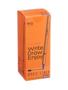 Ручка капиллярная BrunoVisconti. Basic FINELINER, синий стержень, узел 0.4 мм 3631555