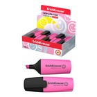 Маркер текстовыделитель, наконечник скошенный 0.6-5.2 мм, ErichKrause Visioline Mini, флуоресцентный, розовый - Фото 1