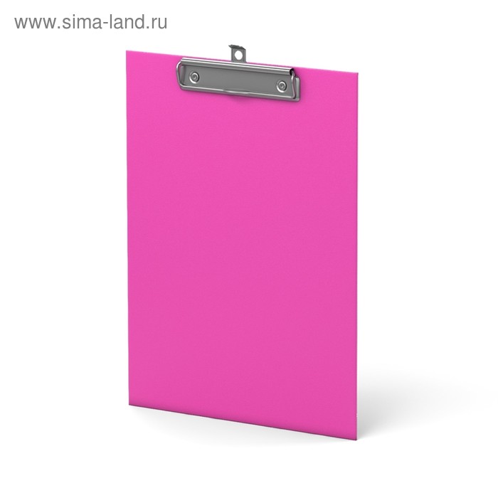 Планшет с зажимом А4, Erich Krause Neon, розовый - Фото 1