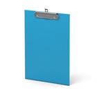 Планшет с зажимом А4, 2 мм, ErichKrause Neon, ламинированный картон, голубой¶ - фото 318087913