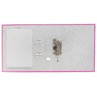 Папка-регистратор А4, 50 мм, ErichKrause Neon, собранная, розовая, пластиковый карман, вместимость 350 листов - Фото 3