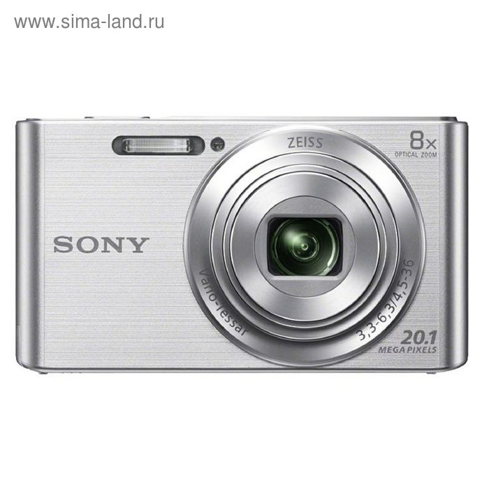 Фотоаппарат Sony Cyber-shot DSC-W830 silver 20.4Mpix Zoom8x - Фото 1