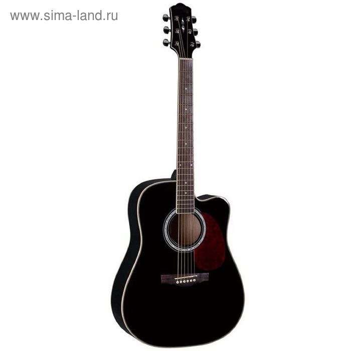 Акустическая гитара Naranda DG220CBK с вырезом - Фото 1