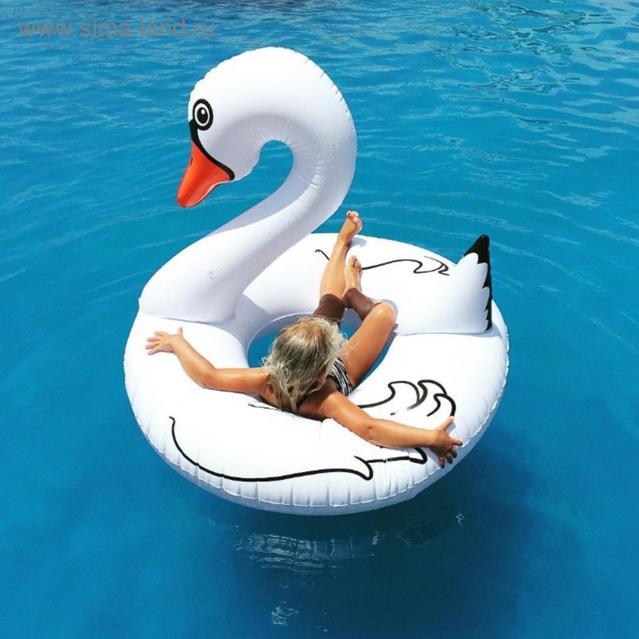 Круг надувной BigMouth White Swan