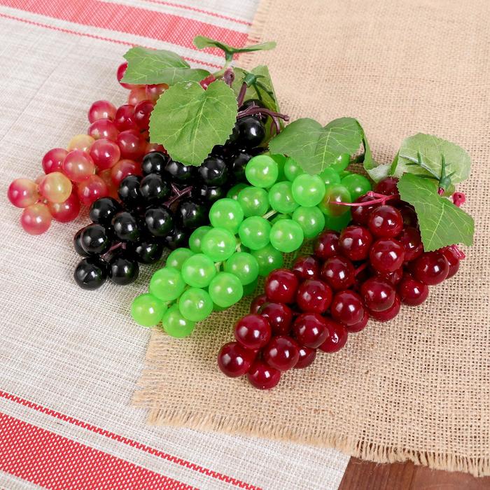 Муляж «Виноград глянец», h=18 см, 45 ягод, МИКС - Фото 1