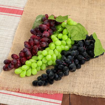 Муляж "Виноград" 85 ягод 31 см, матовый микс
