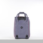 Чемодан малый с сумкой, отдел на молнии, наружный карман, цвет серый - Фото 4