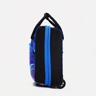 Чемодан малый с сумкой, 20", на молнии, с расширением, цвет синий - фото 11640152