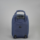 Чемодан малый 20" с сумкой, отдел на молнии, наружный карман, с расширением, цвет синий - Фото 4