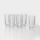 Набор стеклянных стаканов «Стиль», 180 мл, 6 шт - Фото 1