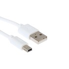 Кабель Luazon, miniUSB - USB, 1 А, 1.8 м, белый - фото 8393817