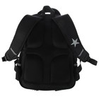 Рюкзак школьный Bruno Visconti, 40 х 30 х 16 см, эргономичная спинка, «Кеды серые», чёрный - Фото 3