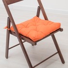 Набор подушек для стула 35х35 см 2шт, цв терракотовый, бязь, холлофайбер - Фото 1