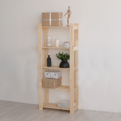 Стеллаж деревянный "Гамма", 64×28×159см