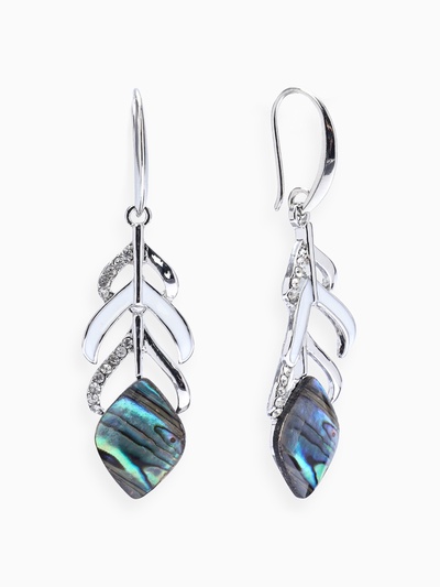 Серьги «Галиотис» пёрышки