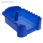 Туалет «Риф» со столбиком, для собак, 40×40 см, синий - Фото 2