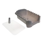 Туалет "Риф" со столбиком, для собак, 55 х 40 см, серый - Фото 2