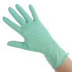 Перчатки Benovy Q, нитриловые, текстурированные, размер М, зеленые, 50 пар - Фото 1