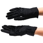 Перчатки виниловые Benovy, размер M, чёрные, 50 пар - Фото 4