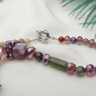 Бусы-галстук широкий «Яшма с хрусталем», 45 см - Фото 2