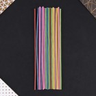 Свечи для торта незадуваемые «Разноцветные», 24 шт., 16.8×0.3 см - Фото 3