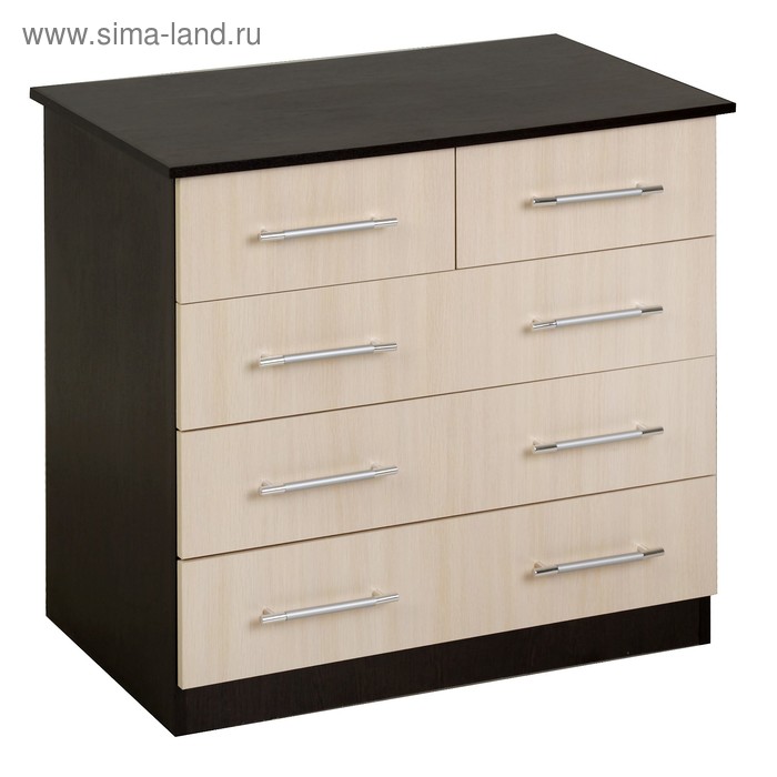 Комод 850 Милан, 820х850х450, Венге/Дуб молочный - Фото 1