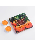 Набор свечей ароматических чайных «Зимний мандарин», 10 г, 9 шт. - Фото 5