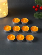 Набор свечей ароматических чайных «Зимний мандарин», 10 г, 9 шт. - Фото 9