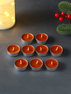 Набор свечей ароматических чайных «Яблочный штрудель», 10 г, 9 шт. - фото 65286021