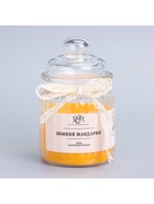 Свеча в банке ароматизированная "Зимний мандарин" 180гр, время горения 45ч - фото 809295398