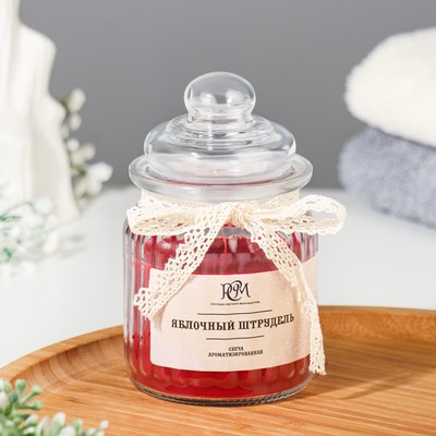 Ароматическая свеча в банке «Яблочный штрудель», 180 г, время горения 45 ч