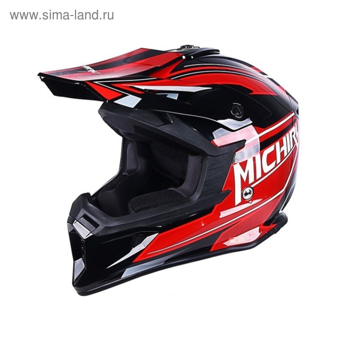 Шлем кросс MICHIRU МС 135 TTR, красный, размер M - Фото 1