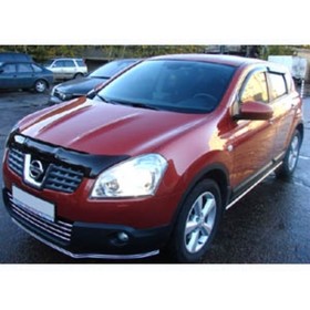 Дефлектор капота темный NISSAN QASHQAI/QASHQAI+2 2007-2009,