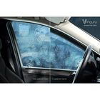 Ветровики Vinguru для Nissan Note (E11, E12) 2005-2016, хэтчбек накладные скотч 4 шт, акрил - Фото 6