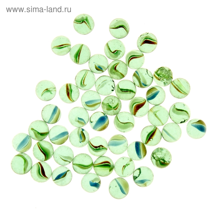 декор стекло марблз мелкий,(набор 50 шт) 260 гр - Фото 1