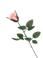 Цветы искусственные «Роза», h=63 см, d=5 см, розовые  (артикул 482693)  большой выбор товаров оптом и в розницу по низким ценам с доставкой