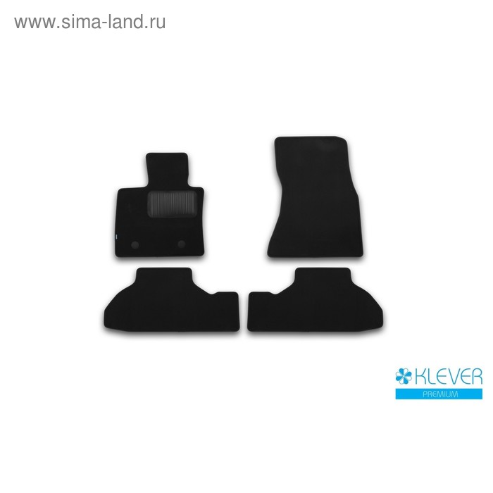 Коврики в салон Klever Premium BMW X6 F16 2014-2016, кросс., 4 шт. (текстиль) - Фото 1