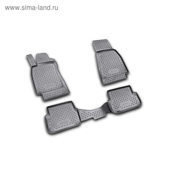 Коврики в салон AUDI A-6 2004-2/2005,3/2006-2011, 4 шт. (полиуретан)