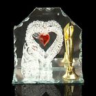 Сувенир стекло "Лебедь и сердце" на зеркале с подставкой для ручек 7,5х8х4,5 см - Фото 1
