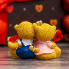 Сувенир "Мишки-парочка с сердечками" 4,5х6,5х3,5 см МИКС - Фото 4