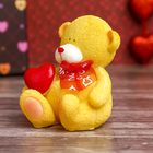 Сувенир "Мишка с бантиком и сердцем" 8,5х7,5х7,5 см МИКС - Фото 6