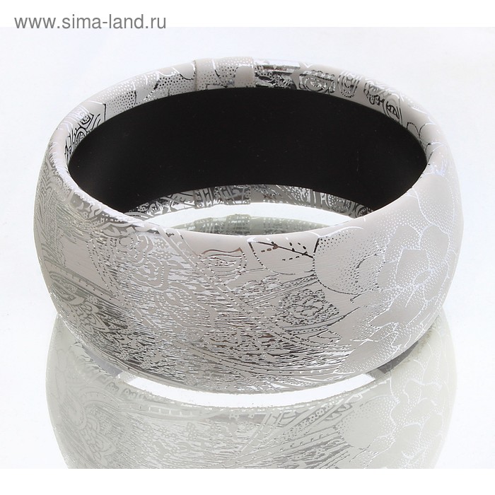 Браслет с узором «Огурцы», белый - Фото 1