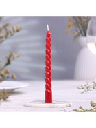 Набор свечей ароматических витых, 1.5×15 см, 2 шт., клубника - Фото 3